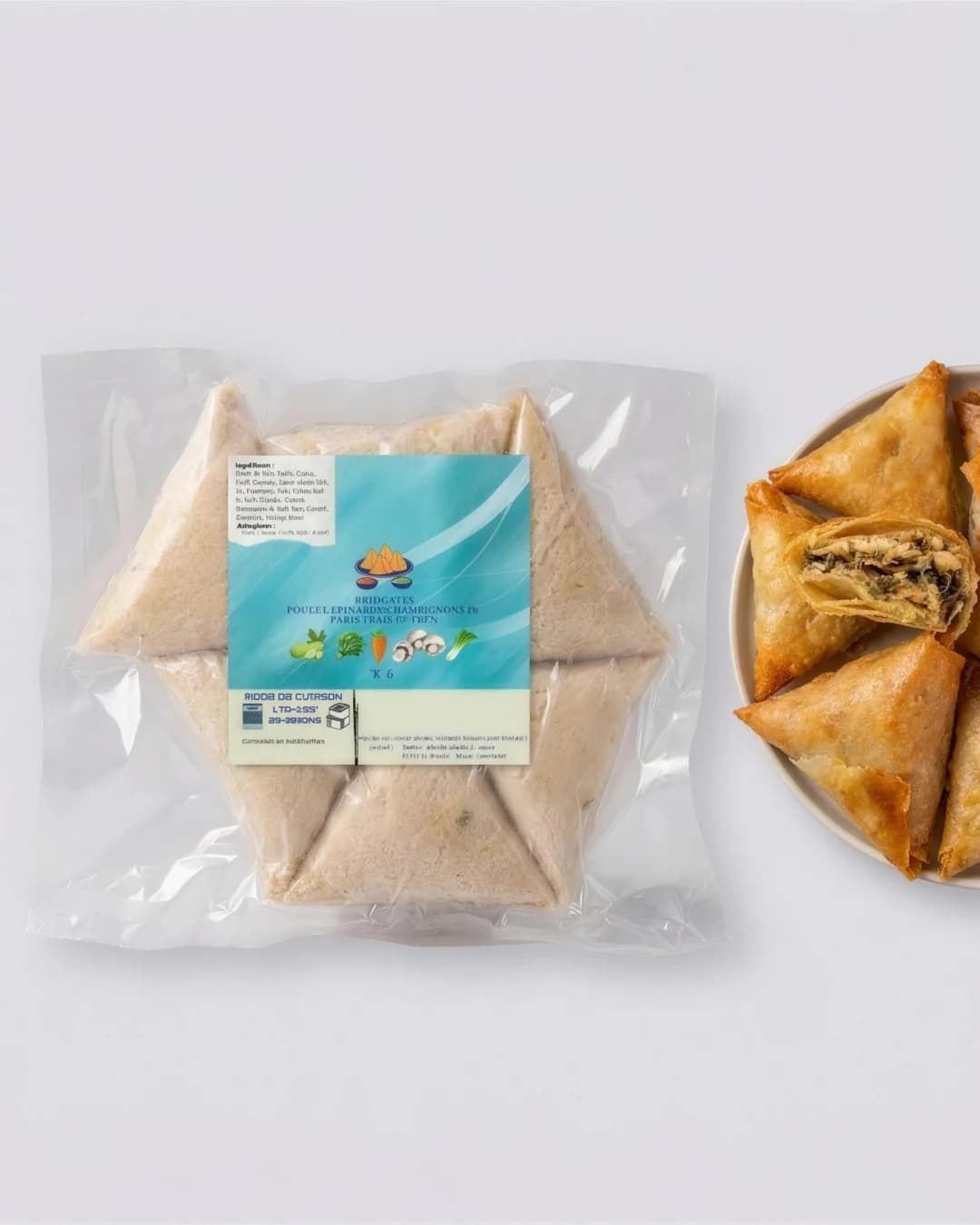 Briouates Poulet Epinards